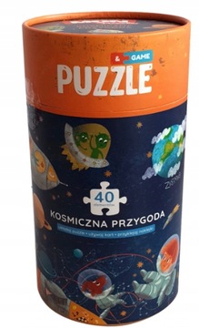 Puzzle Kosmiczna przygoda 40el w pudełku