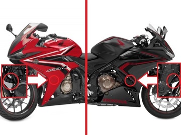 HONDA CBR500 CBR 500 2016-... PC57 PC62 АВАРИЙНЫЕ КОЛОДКИ