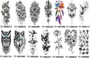 ВРЕМЕННАЯ ТАТУИРОВКА МОЮЩИЙСЯ ЗНАК ЗОДИАКА СКОРПИОНА - ВЫСОКОЕ КАЧЕСТВО 4K