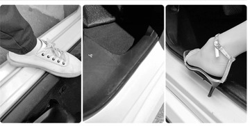 Ford Black Line - Защитные наклейки на пороги