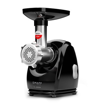 MASZYNKA DO MIELENIA MIĘSA 489.8NM SMAPP ZELMOTOR CZARNA 2000WPOLSKIPRODUKT