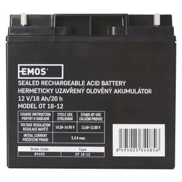 Akumulator AGM 12V 18Ah 12× 12