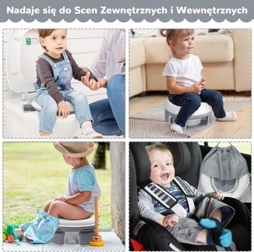 МНОГОФУНКЦИОНАЛЬНЫЙ переносной горшок 3-в-1 для путешествий + АКСЕССУАРЫ.