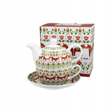 DZBANEK Z FILIŻANKĄ DUO skandynawski 350ml