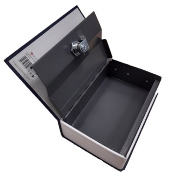 СЕЙФ, КНИГА, МЕТАЛЛИЧЕСКАЯ КОРОБКА, СВЯТОЕ ПИСАНИЕ