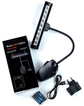 9-СВЕТОДИОДНАЯ НАСТОЛЬНАЯ СВЕТОДИОДНАЯ ЛАМПА + USB-КАБЕЛЬ + БЛОК ПИТАНИЯ