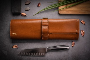 Personalizowane skórzane etui na noże Solier