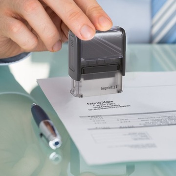 PIECZĄTKA TRODAT 8911 DO 4 LINII FIRMOWA IMIENNA BIUROWA PROJEKT + GUMKA