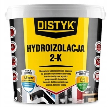 Hydroizolacja DISTYK 2K balkon uszczelniacz