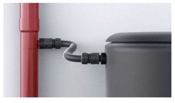 ДОЖДЕВОЙ УЛОВИТЕЛЬ 63 мм Коллектор дождевой воды Желоба Grafi X5