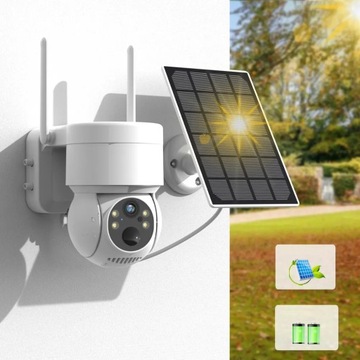 НАРУЖНАЯ СОЛНЕЧНАЯ ПОВОРОТНАЯ IP WIFI 4MPX FULL HD+ СОЛНЕЧНАЯ КАМЕРА ДЛЯ МОНИТОРИНГА