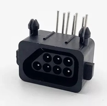 GNIAZDO ZŁĄCZE PORT KONTROLERA PADA DO KONSOLI NINTENDO NES 90 STOPNI 7PIN