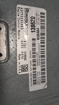 JEDNOTKA MOTORU AVENGER CALIBER COMPASS 2.0 16V P68000129AF A2C53240963