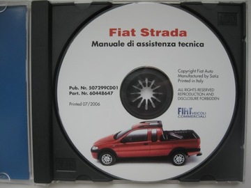 Руководство по ремонту Fiat Strada, оригинал, компакт-диск.