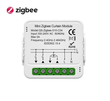 Moduł Inteligentny Mini Sterownik Rolet Markiz Żaluzji ZigBee Tuya