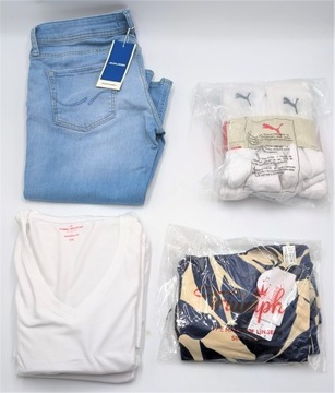 КАРТОННАЯ КОРОБКА MIX ABC Puma, Jack&Jones, Levi's 27 шт.