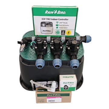 Zestaw Rain Bird HV 3 sekcje kompresor Sterownik TM2 RSDBEX Moduł WiFi 20