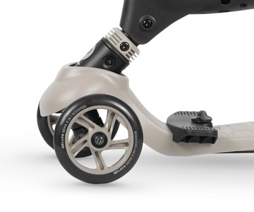 QPLAY SEMA 3IN1 БЕЖЕВЫЙ САМОКАТ ДЛЯ ДЕТЕЙ НА СИДЕНЬЕ С РУЧКОЙ