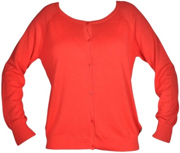 WRANGER sweter RED damski ADELE SHORT CARDIGAN _ L