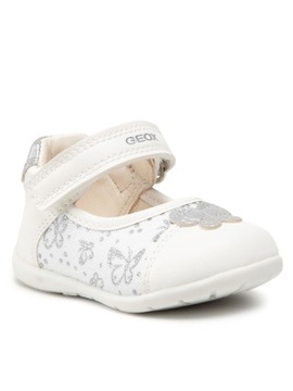 Geox Półbuty B Elthan G. B B251QB 0AW54 C0007 White/Silver