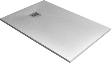 Brodzik marmurowy RADAWAY Kyntos F 110x80 biały
