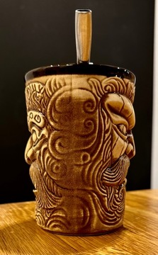 Лиса Тики Кружка Кружка Борода и Усы Парикмахерская Борода и Усы Матеро Йерба Мате