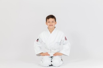 Strój do Judo Kimono Pas i Worek 100cm 350GSM Wytrzymały Biały UONE