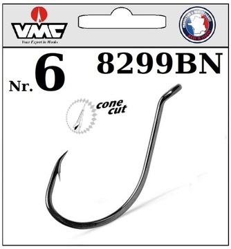 10 x HACZYK VMC 8299BN Nr.6 METHOD FEEDER OFFSET