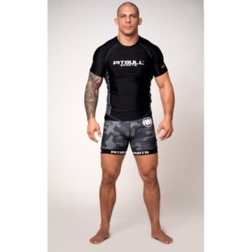 PIT BULL RASHGUARD компрессионный pro plus короткий L