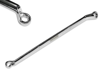 Klucz oczkowy odgięty 8 x 10 mm 6 kątów dł. 240