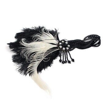 Nakrycie głowy z lat 20. XX wieku, czarne, be