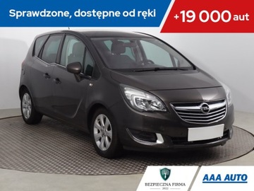 Opel Meriva II Mikrovan Facelifting 1.4 Turbo ECOTEC 120KM 2014 Opel Meriva 1.4 Turbo, Skóra, Klima, Klimatronic