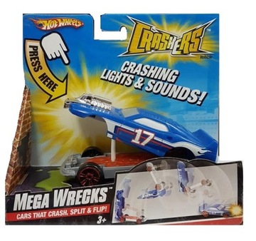 HOT WHEELS CRASHERS Auto Światło Dźwięk RIVITED