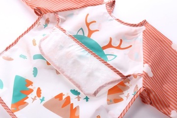 ФАРТУК, НАГЛУЖНИК ДЛЯ КОРМЛЕНИЯ, РУКАВА, КАРМАН