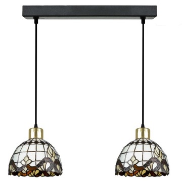 LAMPA WISZĄCA, ŻYRANDOL TIFFANY II 3-7208 LED