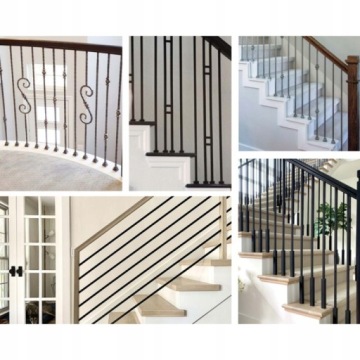 Балясина 12x12 H=120см 2x Фигурная кованая балюстрада для забора