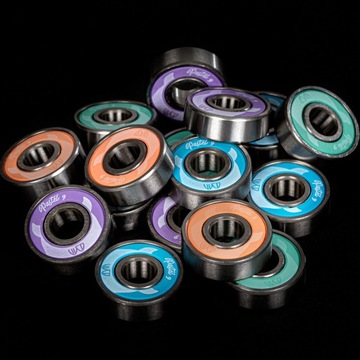 ПОДШИПНИКИ WICKED ABEC 9 FREESPIN 608 PASTEL 16 ШТ.