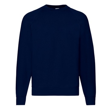 BLUZA RAGLAN CLASSIC FRUIT OF THE LOOM d. navy 4XL