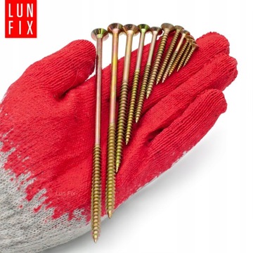 Wkręty do drewna uniwersalne 30 mm hartowane ocynk 3,5x30 żółte 1 kg