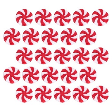 АКРИЛОВЫЕ НОВОГОДНИЕ УКРАШЕНИЯ С КОНФЕТАМИ, 25 ШТ.