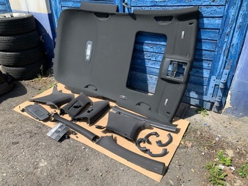 ОТДЕЛКА ПОТОЛКА ЧЕРНАЯ VW GOLF V 5 GTI R32 КОМПЛЕКТ 3D ЛЮКА НА КРЫШЕ NICE