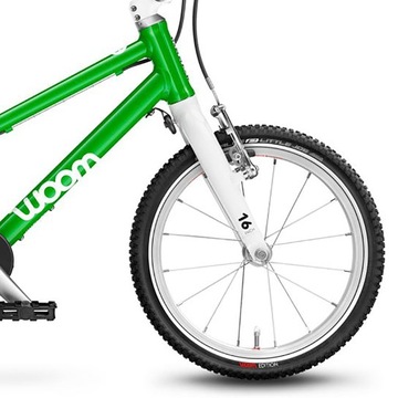Детский горный велосипед Woom 3 Green, колесо 16