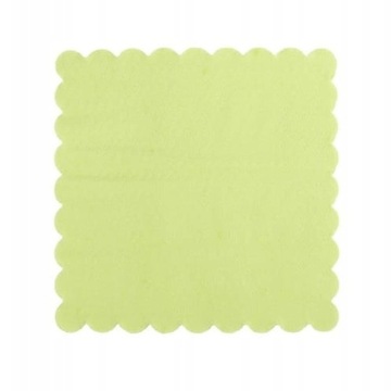 SERWETKI 15x15 GASTRONOMICZNE ZĄBKOWANE LEMON120