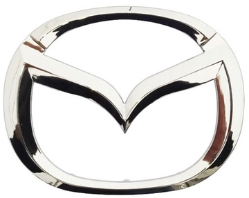 MAZDA emblemat znaczek logo nowy chrom 57x46