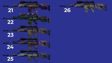 СКАР-20 СКИН ОРУЖИЯ COUNTER-STRIKE IRL на подвешивание - ПОДАРОК ​​ПОДАРОК