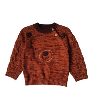 NUTMEG Sweter dziecięcy Niedźwiadek roz 80 cm