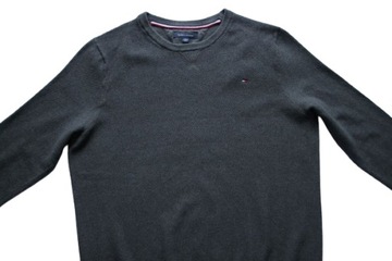 TOMMY HILFIGER__GRAFITOWY SWETER MĘSKI LOGO__XXL