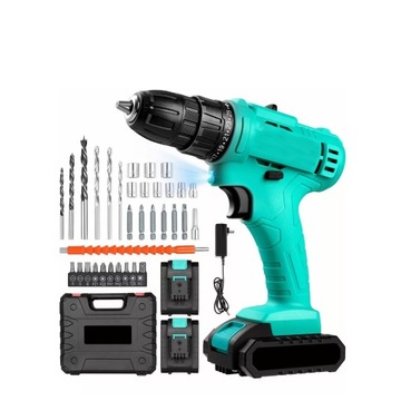 ЭЛЕКТРОДРЕЛЬ АККУМУЛЯТОРНАЯ ОТВЕРТКА С 2 АККУМУЛЯТОРАМИ 21 В