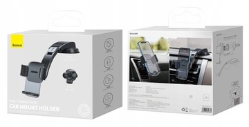Автомобильный держатель Baseus Easy Control Clamp черный