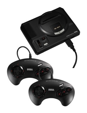 Мини-консоль SEGA Mega Drive MEGADRIVE MINI 2019 + 2 контроллера, 42 игры